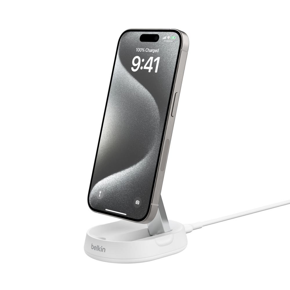 BoostCharge Pro Qi2 折りたたみ式ワイヤレス充電スタンド | Belkin | Belkin JP